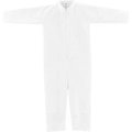 Global Equipment Disposable Microporous Coverall, Open Wrists/Ankles, White, Large, 25/Case KC-MIC-60G-CVL-L